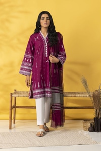 UAE -Ethnic Vibes Block Printed Shirt and Dupatta WGK-CMS-SP-1104