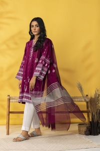 UAE -Ethnic Vibes Block Printed Shirt and Dupatta WGK-CMS-SP-1104