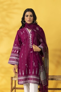 UAE -Ethnic Vibes Block Printed Shirt and Dupatta WGK-CMS-SP-1104
