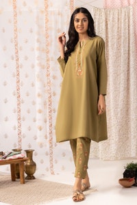 UAE -Husn Ara Block Printed Shirt and Trouser WGK-CMS-SP-1220
