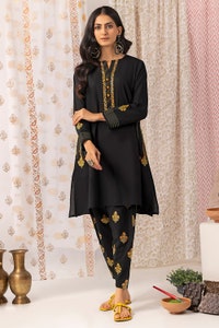 UAE -Husn Ara Block Printed Shirt and Trouser WGK-CMS-SP-1222