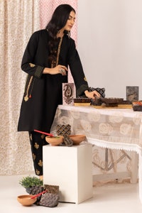 UAE -Husn Ara Block Printed Shirt and Trouser WGK-CMS-SP-1222