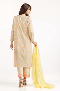 UAE -Rozana Lawn Block Printed Shirt And Trouser With Chiffon Dupatta WGK-CMS-SP-2167