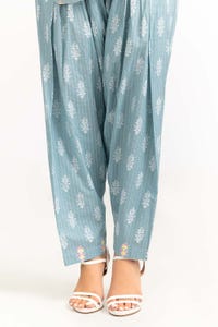 UAE -Lawn Block Print Shirt And Trouser With Chiffon Dupatta WGK-CMS-SP-2169