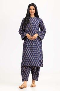 UAE -Lawn Block Print Shirt And Trouser WGK-CMS-SP-2194