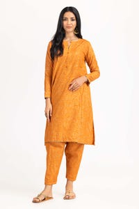 UAE -Lawn Block Print Shirt And Trouser WGK-CMS-SP-2195