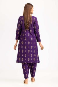 UAE -Lawn Block Print Shirt And Trouser WGK-CMS-SP-2198
