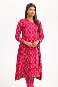 UAE -Lawn Block Print Shirt And Trouser WGK-CMS-SP-2199