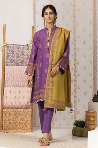 UAE -Nayaab Block Printed Shirt and Dyed Trouser with Block Printed Dupatta WGK-CMS-SP-901