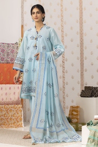 UAE -Nayaab Block Printed Shirt and Dyed Trouser with Block Printed Dupatta WGK-CMS-SP-904