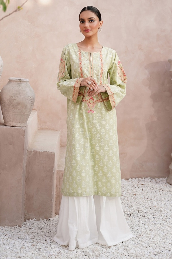 UAE -Cambric Embroidered Shirt WGK-CMW-DE-2074