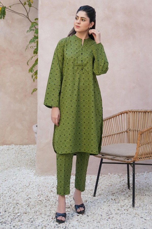 UAE -Cambric Block Printed Shirt And Trouser WGK-CMW-SP-3307