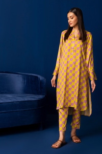 UAE -Cambric Dyed Embroidered Shirt WGK-CTW-DP-2973