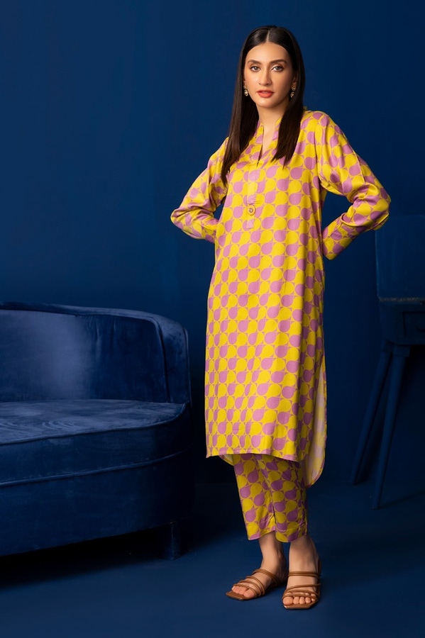 UAE -Cambric Dyed Embroidered Shirt WGK-CTW-DP-2973