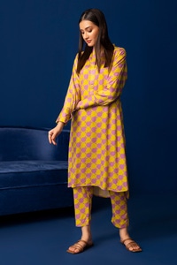UAE -Cambric Dyed Embroidered Shirt WGK-CTW-DP-2973