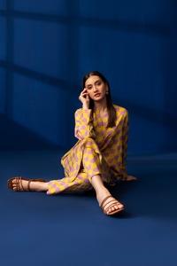 UAE -Cambric Dyed Embroidered Shirt WGK-CTW-DP-2973