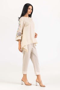 UAE -The OutFit Dobby Embroidered Shirt And Trouser WGK-DBS-DE-2144