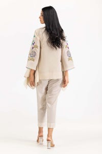 UAE -The OutFit Dobby Embroidered Shirt And Trouser WGK-DBS-DE-2144