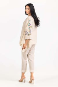 UAE -The OutFit Dobby Embroidered Shirt And Trouser WGK-DBS-DE-2144