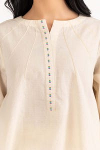 UAE -The OutFit Dobby Embroidered Shirt And Trouser WGK-DBS-DE-2144