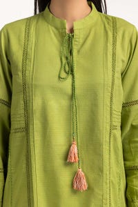 UAE -Dobby Dyed Shirt And Trouser With Embroidered Dupatta WGK-DBS-DE-2191
