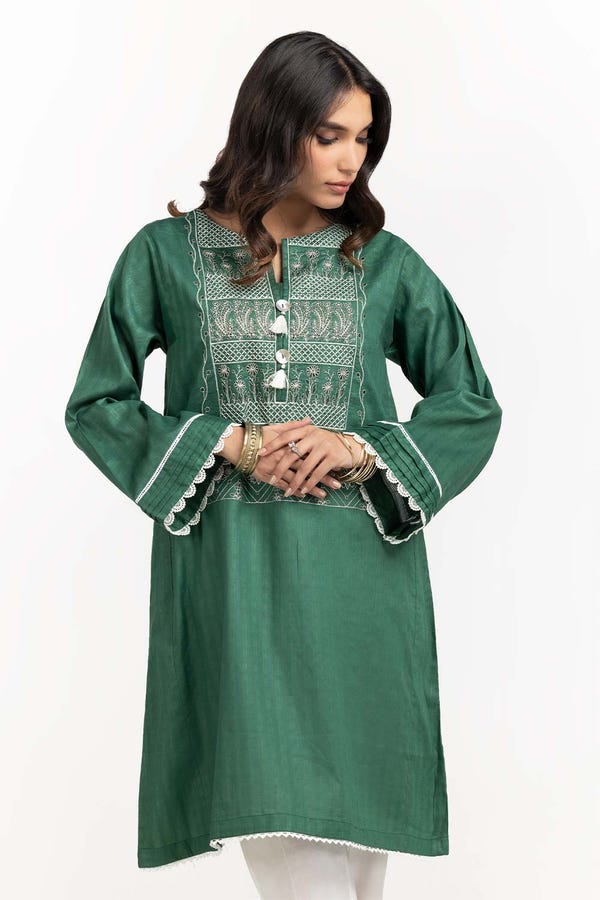UAE -The Loom Dobby Embroidered Shirt WGK-DBS-DE-2788