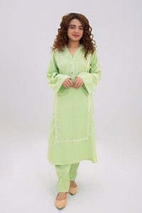 UAE -Baahira Collection Embroidered Shirt And Trouser WGK-DBW-DE-1698