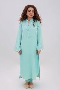 UAE -Baahira Embroidered Shirt And Trouser WGK-DBW-DE-1701