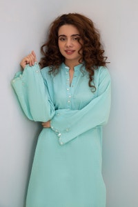 UAE -Baahira Embroidered Shirt And Trouser WGK-DBW-DE-1701