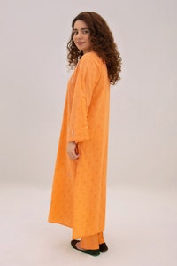 UAE -Baahira Collection Dyed Embroidered Shirt WGK-DBW-DE-2438