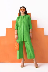UAE -Dobby Seersucker Dyed Shirt And Trouser WGK-DBW-DY-2891