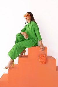 UAE -Dobby Seersucker Dyed Shirt And Trouser WGK-DBW-DY-2891