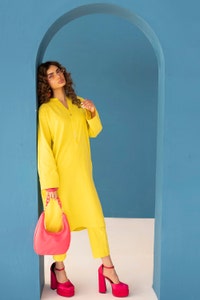 UAE -Dobby Seersucker Dyed Shirt And Trouser WGK-DBW-DY-2893