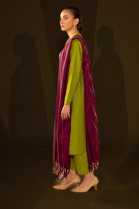 UAE -Jacquard Embroidered Shirt And Dupatta WGK-JQW-DE-2954