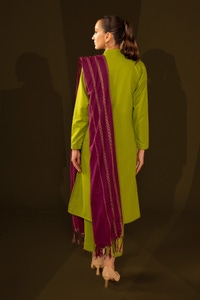 UAE -Jacquard Embroidered Shirt And Dupatta WGK-JQW-DE-2954