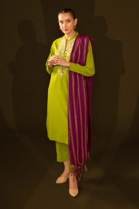 UAE -Jacquard Embroidered Shirt And Dupatta WGK-JQW-DE-2954