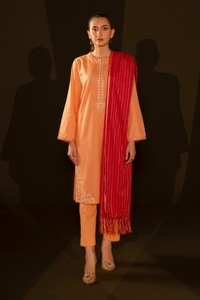 UAE -Jacquard Embroidered Shirt And Jacquard Dupatta WGK-JQW-DE-2956