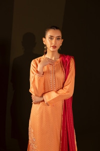UAE -Jacquard Embroidered Shirt And Jacquard Dupatta WGK-JQW-DE-2956