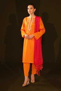 UAE -Jacquard Embroidered Shirt And Jacquard Dupatta WGK-JQW-DE-2957