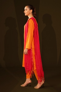 UAE -Jacquard Embroidered Shirt And Jacquard Dupatta WGK-JQW-DE-2957