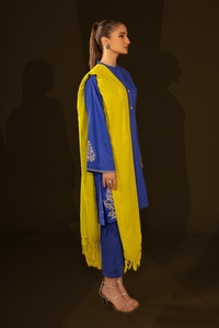 UAE -Jacquard Embroidered Shirt And Jacquard Dupatta WGK-JQW-DE-2958