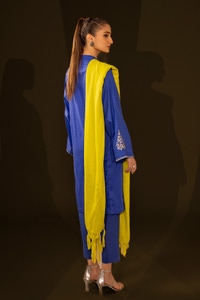 UAE -Jacquard Embroidered Shirt And Jacquard Dupatta WGK-JQW-DE-2958