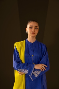 UAE -Jacquard Embroidered Shirt And Jacquard Dupatta WGK-JQW-DE-2958