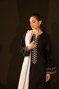 UAE -Jacquard Embroidered Shirt And Jacquard Dupatta WGK-JQW-DE-2959