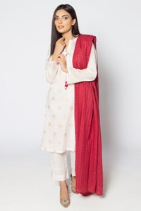UAE -The Loom Dyed Shirt And Dupatta WGK-JQW-DY-1716