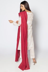 UAE -The Loom Dyed Shirt And Dupatta WGK-JQW-DY-1716
