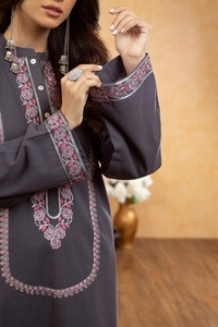 UAE -Yarn Dyed Embroidered Shirt And Embroidered Trouser WGK-KDW-DE-3077