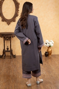 UAE -Yarn Dyed Embroidered Shirt And Embroidered Trouser WGK-KDW-DE-3077