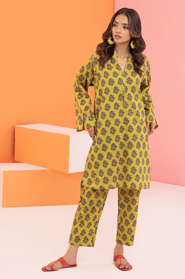 UAE -Khaddar Printed Shirt And Trouser WGK-KDW-DP-3064