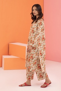 UAE -Khaddar Printed Shirt And Trouser WGK-KDW-DP-3080